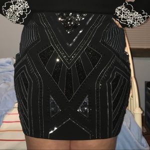 Express Sequin skirt